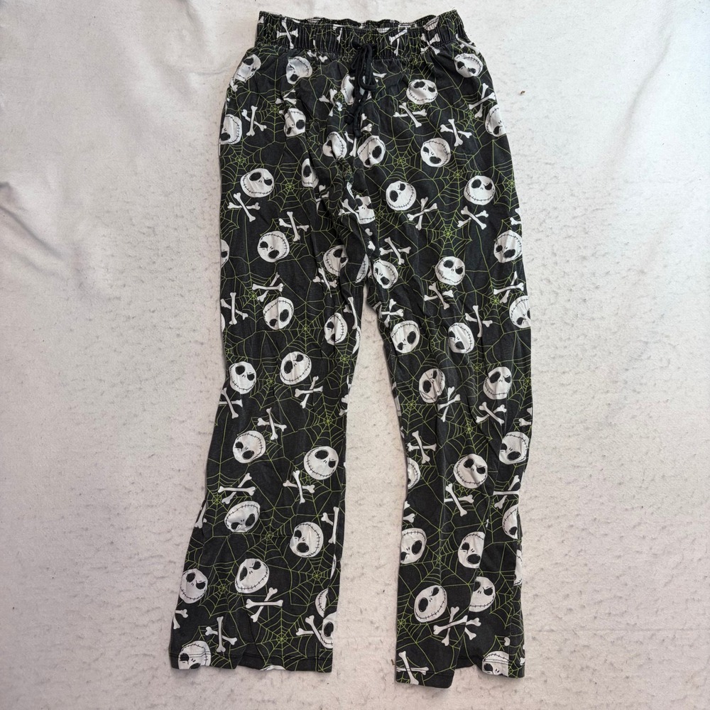 Disney Nightmare Before Christmas Pajama Pants Unisex Small Jack Skellington